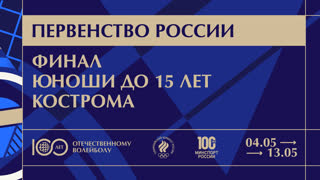 04.05.2023 / Мужчины / ИГРЫ В ГРУППАХ / Первенство России по волейболу среди юношей до 15 лет (2009-2010 г.р.)